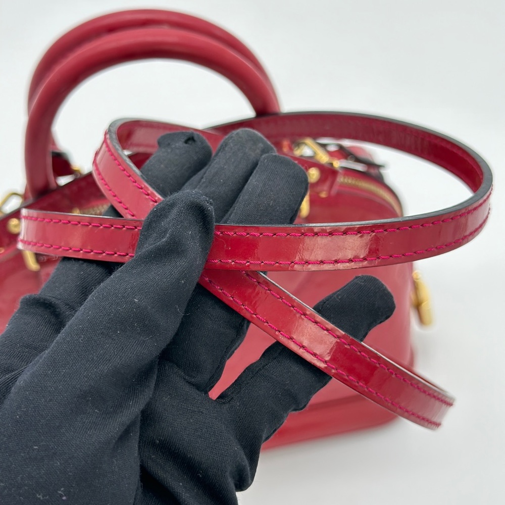 Louis Vuitton Patent Leather Alma BB Shoulder Bag - Picture 11 of 16